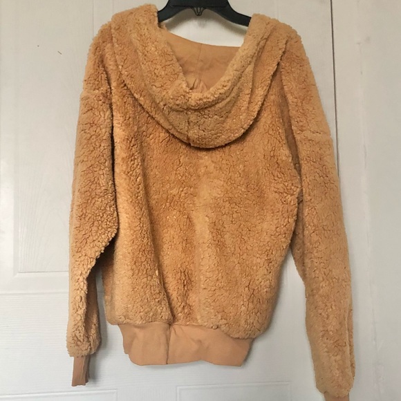 Topshop Teddy Hoodie - Picture 6 of 6